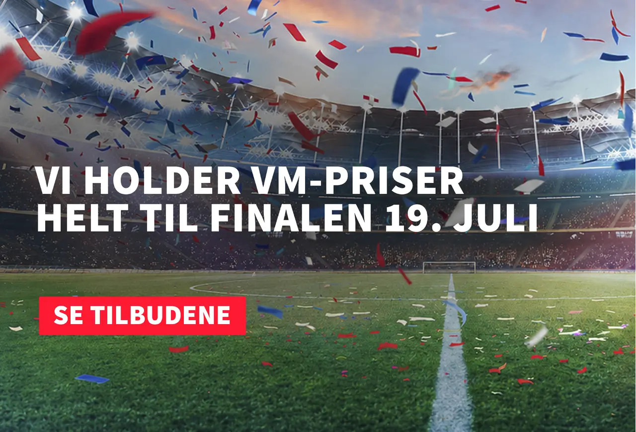 Fotball-vm-kampanje banner mobil hos Soundgarden